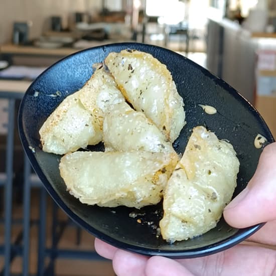 Gyozas en Restaurante Umami de Somo