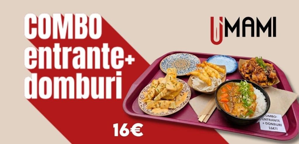 Menu del día en somo Umami combo