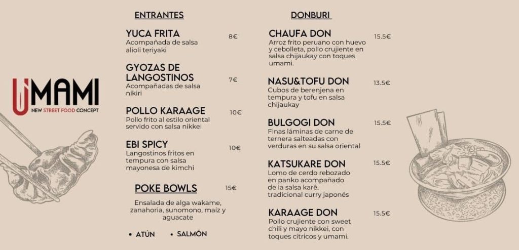 comer en semana santa en Somo restaurante Umami